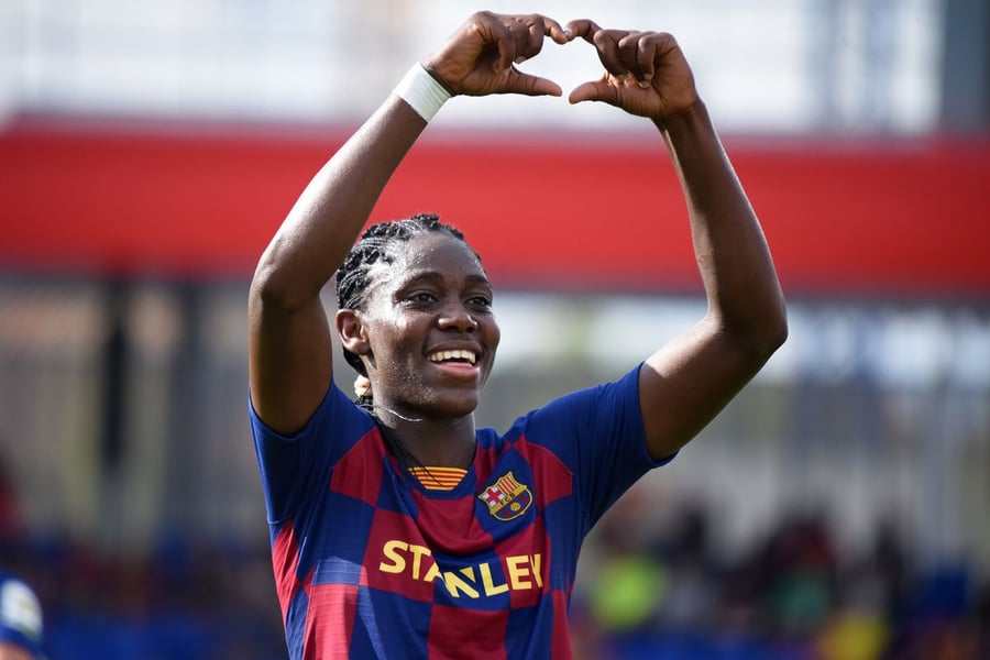 Oshoala Becomes Barca's Female 8th Most Valuable Player