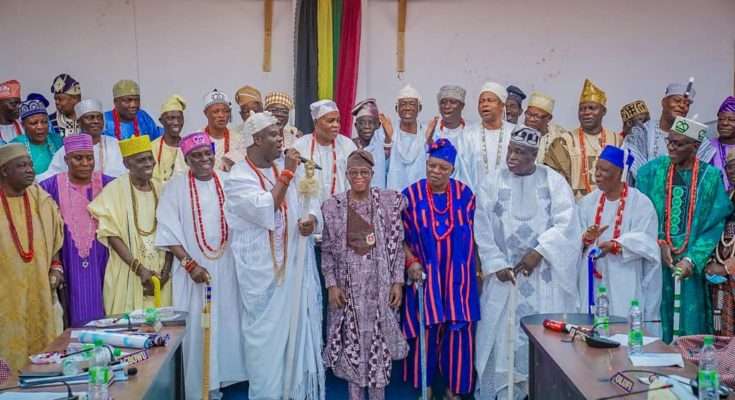 Osun Council Of Obas Reaffirm Support For Oyetola’s Re-Ele