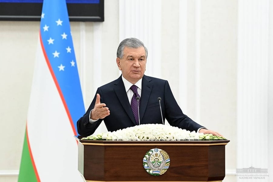 President Of Uzbek Re-elected For Second Term