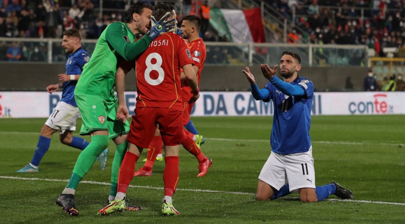 World Cup Qualifiers: North Macedonia Stun 'Wasteful' Italy 