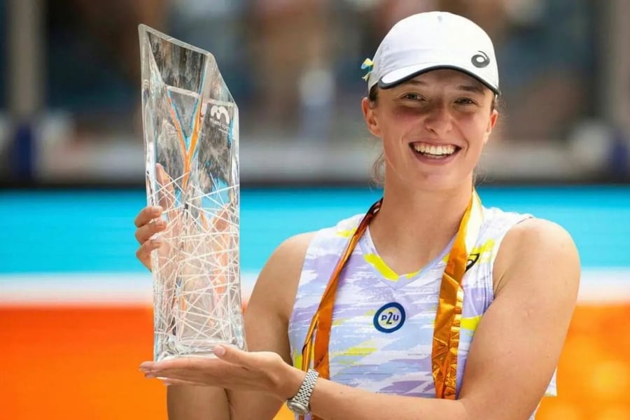 WTA Ranking: Swiatek Remains Top, 2000 Points Ahead Of Secon