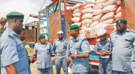 Hardship: Custom to distribute seized rice, palm oil 