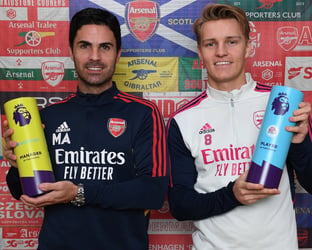 Arsenal Duo Odegaard, Arteta Win EPL Player, Coach Of The Mo