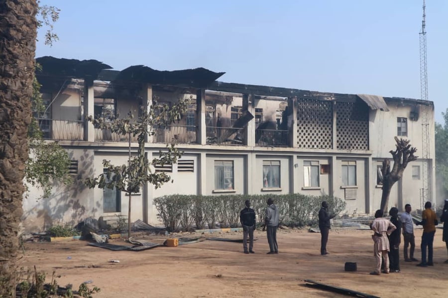 Kano Fire: Gawuna Visits Scene, Sympathise With Police