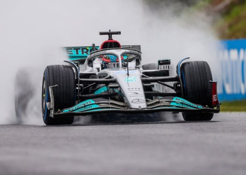 Russell Leads Hamilton, Verstappen In Practice For Japan Gra