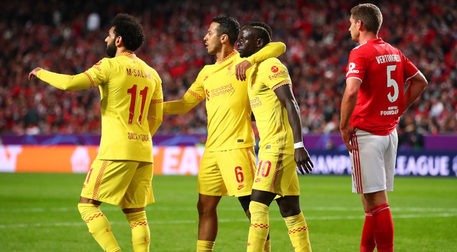 UCL: Diaz Seals Win For Liverpool To Keep Lead Against Benfi