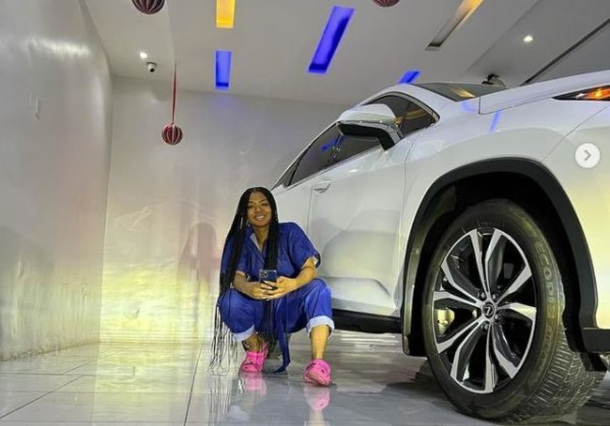 BBNaija Star Liquorose Acquires Luxurious Car [Photos]