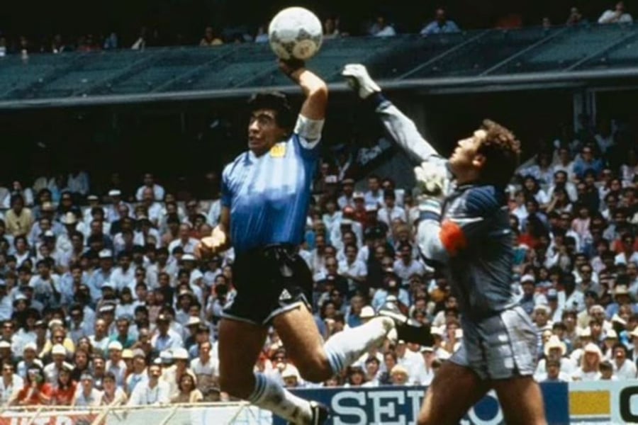 Diego Maradona's Jersey For 'Hand Of God' Goal Auctioned For