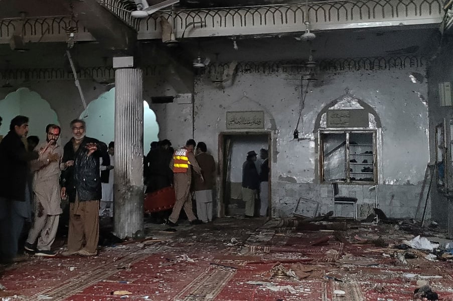 45 Killed In Pakistani Mosque Suicide Bombing