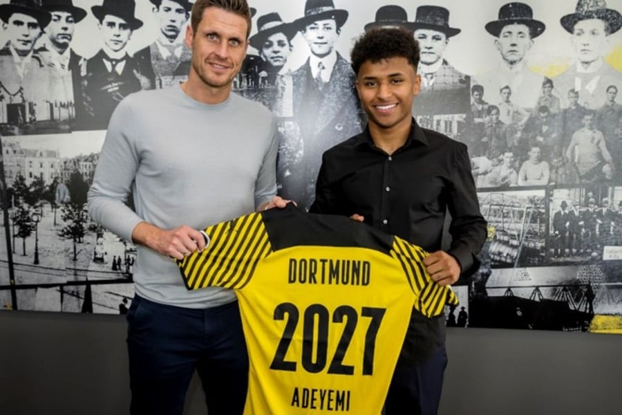 Dortmund Replace Haaland With Salzburg's Karim Adeyemi