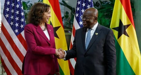Kamala Harris Promises To Support African Innovation In Ghan