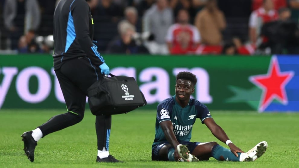 Saka's Injury 'A Worry' For Arsenal — Arteta