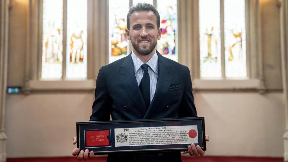 Harry Kane Receives Freedom Of The City Of London Award