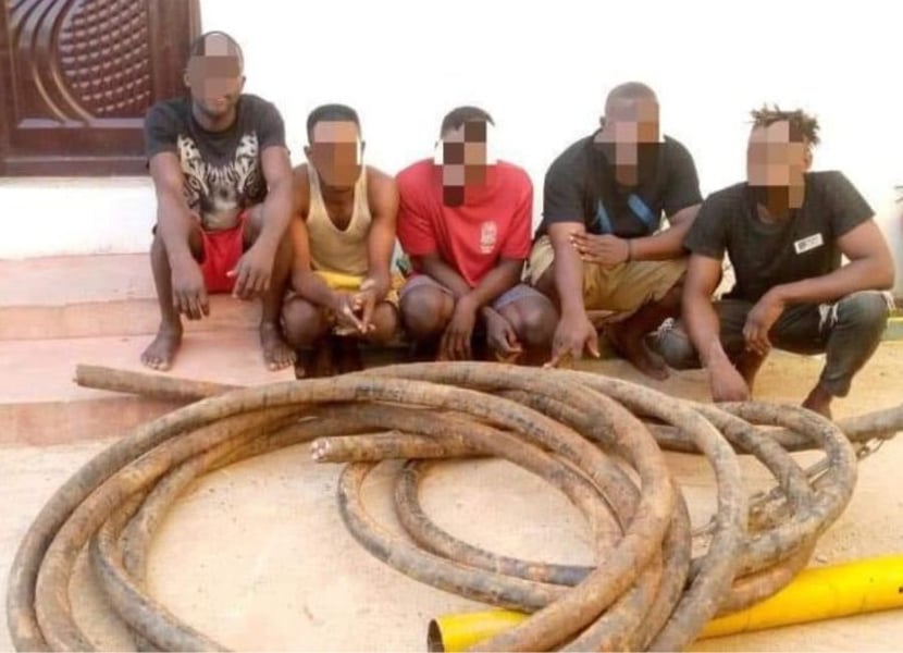 Lagos Police Arrest Eight Electric Cable Vandals