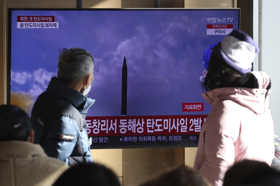 North Korea Fires Ballistic Missiles Amid Japan, South Korea
