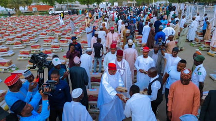 Ramadan: Gov. Yusuf donates foodstuff to govt  house staff