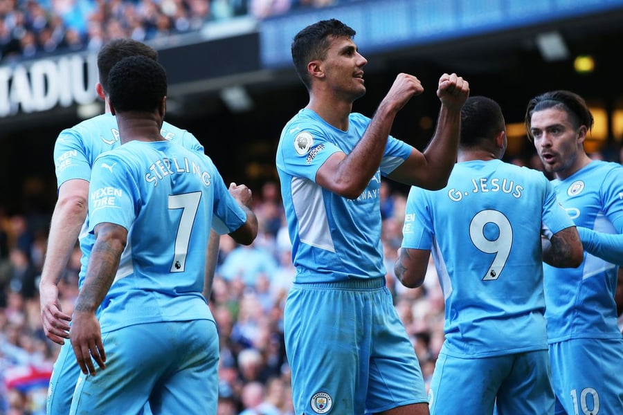 EPL: Man City Move Three Points Clear Of Liverpool With 5-0 