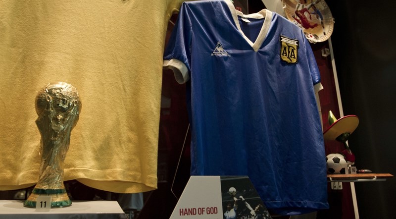 Maradona's 'Hand Of God' Jersey To Auction For $5.23M