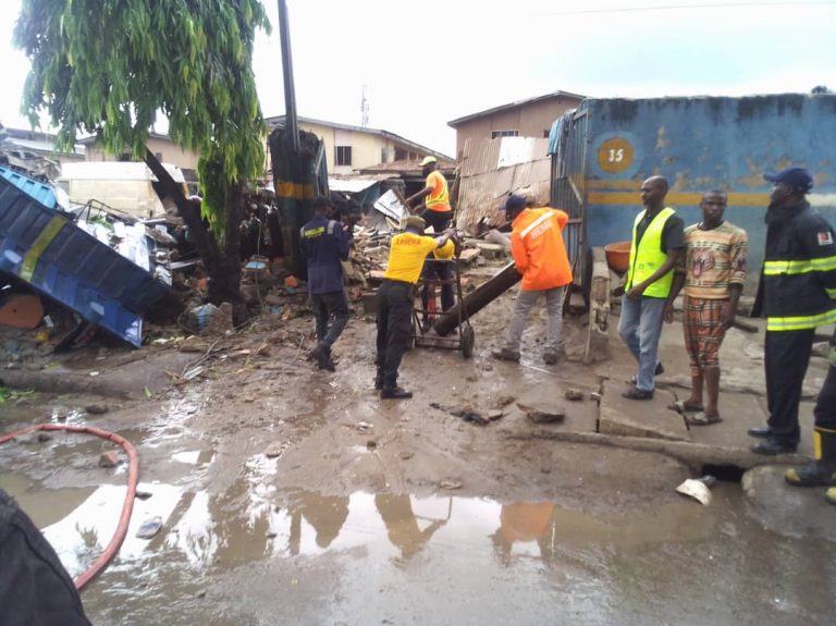 Ladipo Market: Explosion At Spare Part Market Caused By Acet
