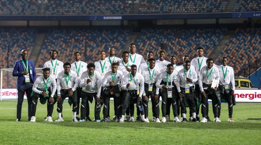 U-20 AFCON: Flying Eagles Arrive Nigeria With Bronze Medal