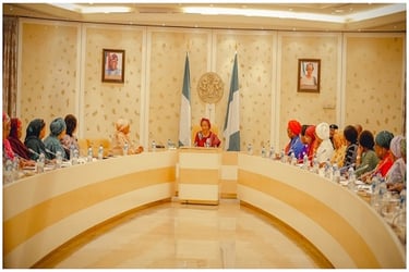 First Lady, Remi Tinubu meets governors' wives in Abuja