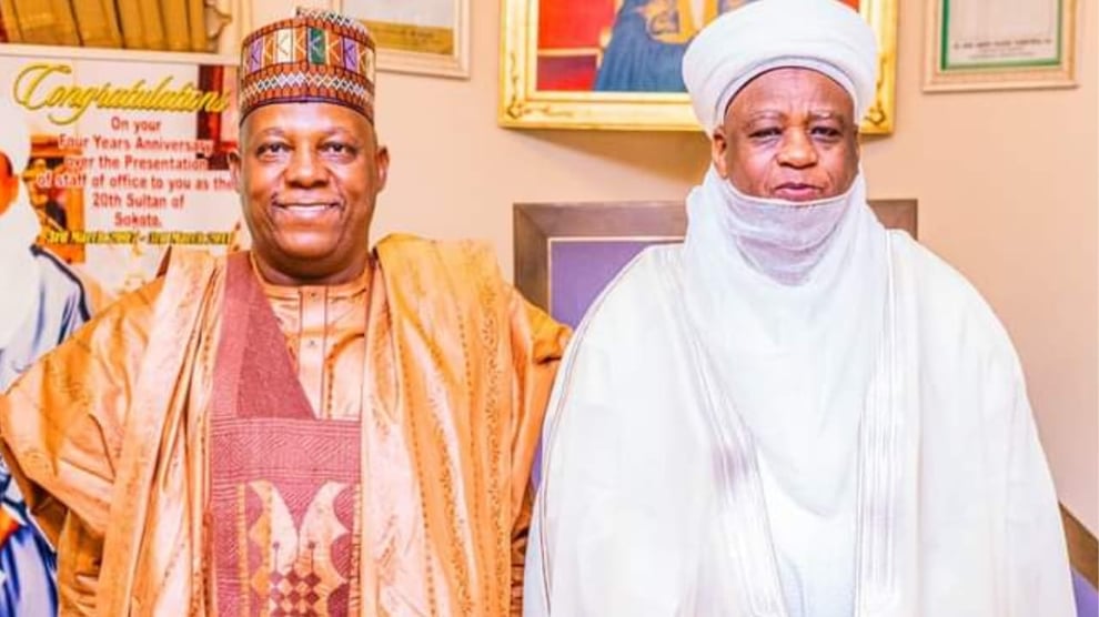2023: Shettima Visits Sultan Of Sokoto, Pays Homage 