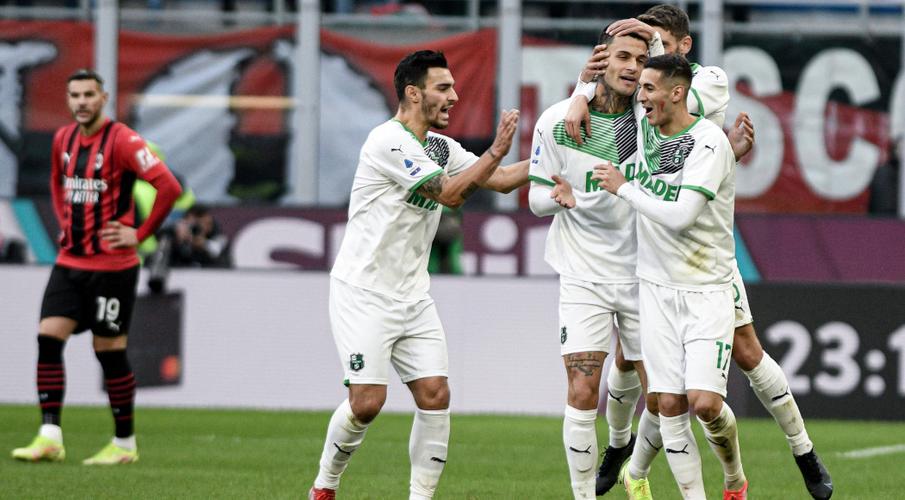 Serie A: Sassuolo Stun AC Milan At San Siro To Aid Napoli