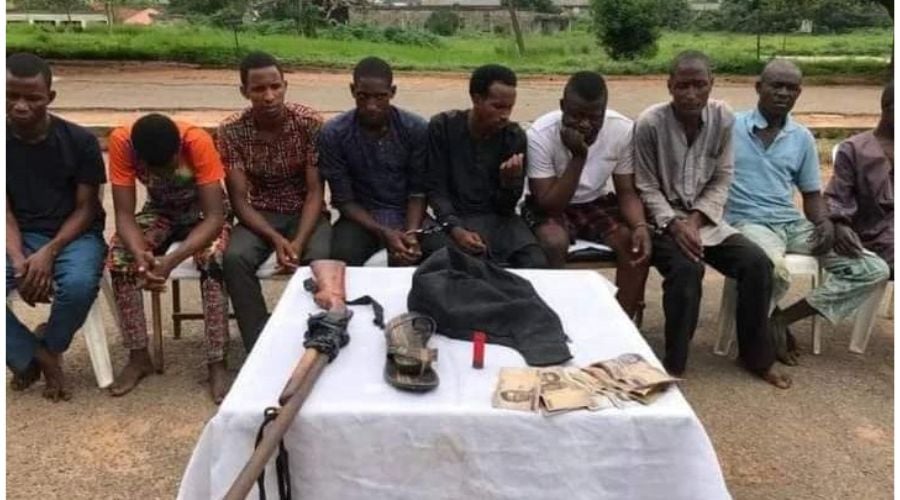 Oyo Police Parades Suspected Kidnappers In Ibadan