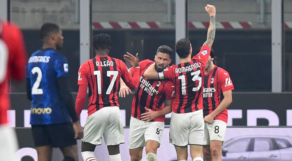 Serie A: Giroud’s Brace Seals Comeback Win For AC Milan Ov