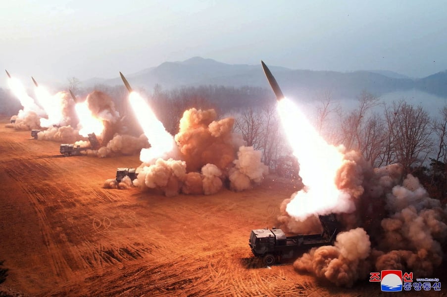 North Korea's Kim Orders Military Drills Over Coming War