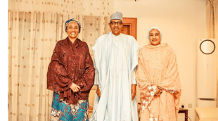 First Lady Visits Buhari In Daura