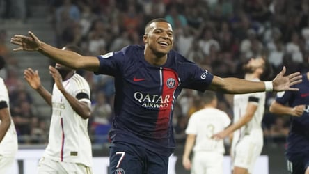 Mbappe Scores Twice As PSG Win At Lyon