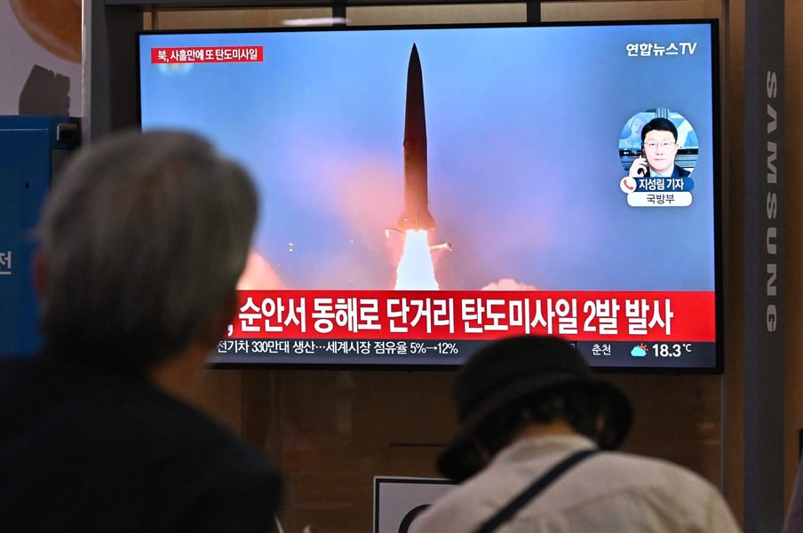 North Korea Fires Ballistic Missiles On Eve Of Kamala Harris