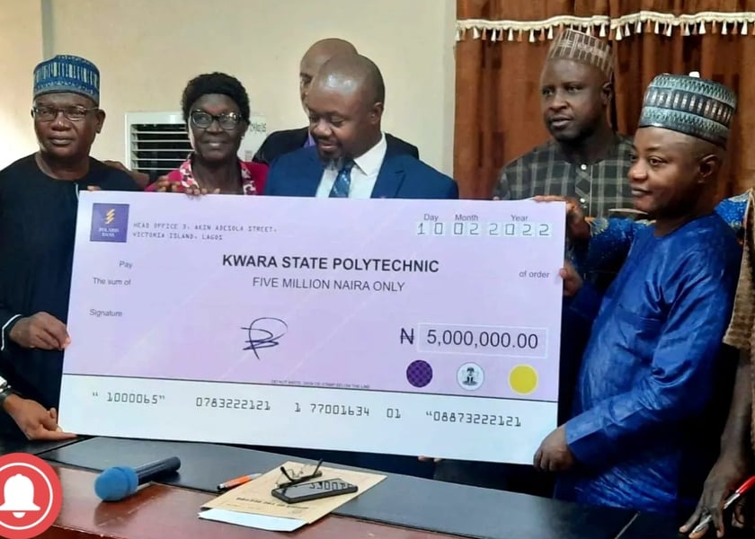 Polaris Bank Donates To Construction Of Distance Learning Ce