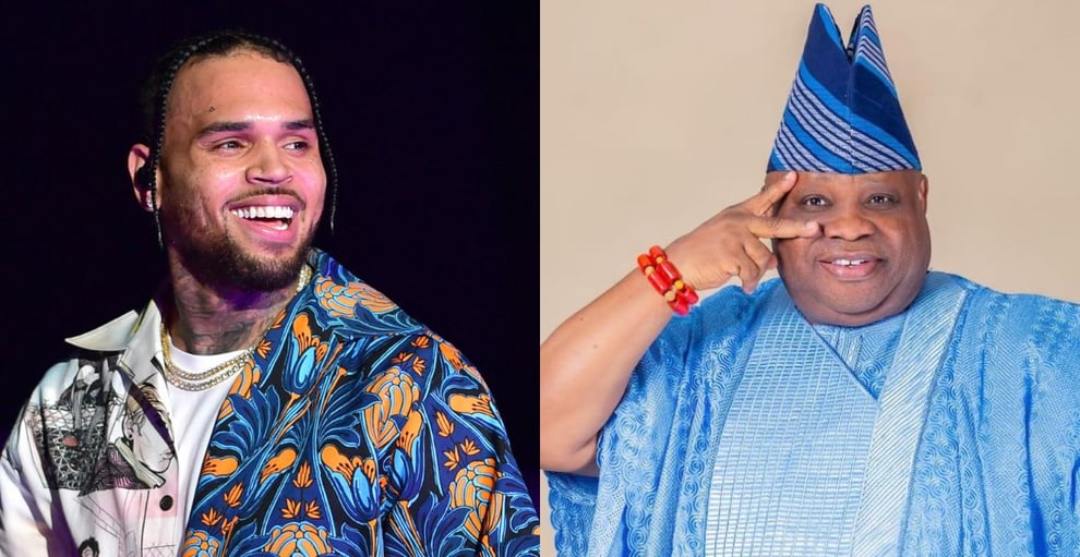 Osun Guber: Chris Brown Celebrates Ademola Adeleke's Win