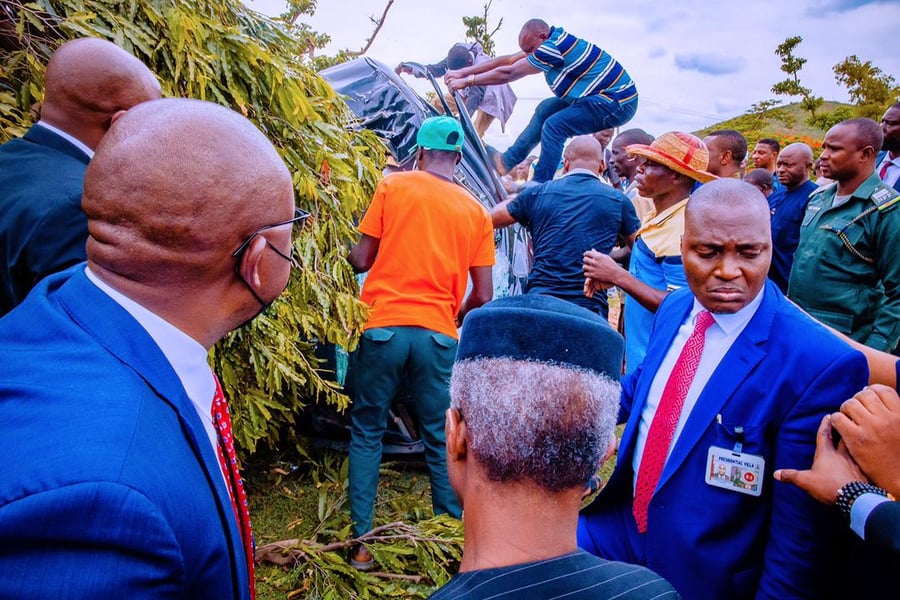 UPDATE: Osinbajo Not Involved In Auto Crash On Airport Road 