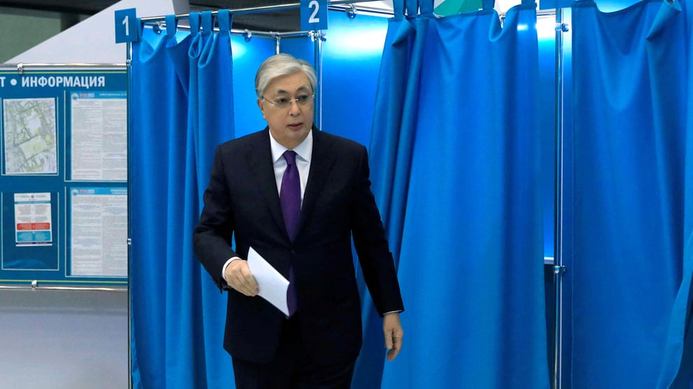 Kazakh President Tokayev Wins Re-Election