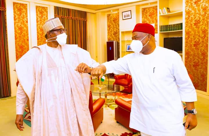Uzodinma Briefs Buhari On Security Situation, Other Developm