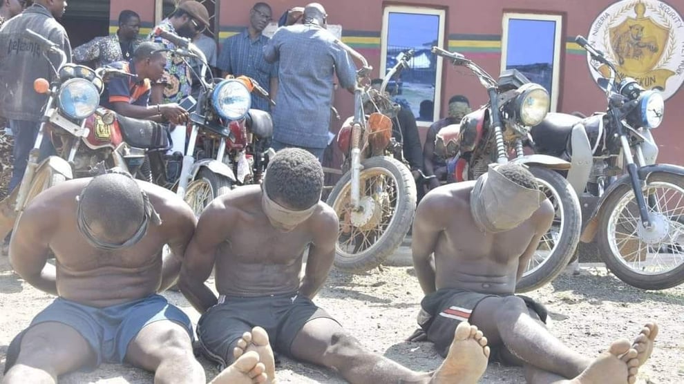 Amotekun Parades Five Robbers In Osun