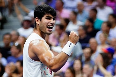 Alcaraz Into Back-To-Back US Open Semi-Finals