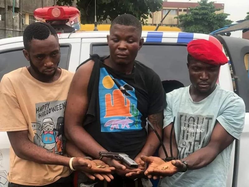 Lagos Police Nabs Traffic Robbers