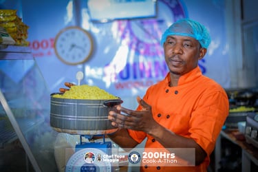 Tope Maggie: Oyo Chef hits 100 hours in Guinness record-brea