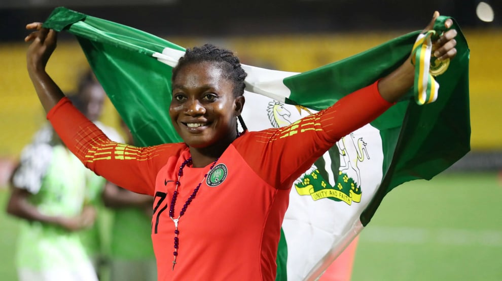 Super Falcons' Nnadozie Nominated Again For Best Goalkeeper 