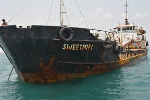 Ghanaian vessel with stolen crude oil intercepted by Navy