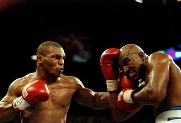 Mike Tyson's infamous 'bite fight' wins poll for most shocki