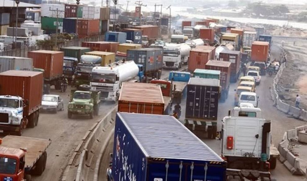 Gridlock On Lagos Road As Tanker Spills Fuel 