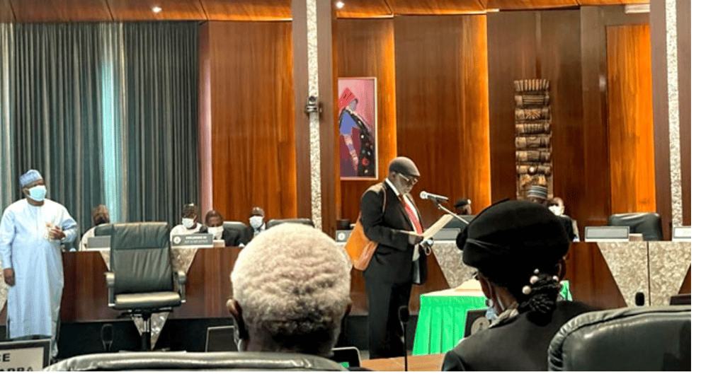 Olukayode Ariwoola Sworn In As Acting Chief Justice Of Niger