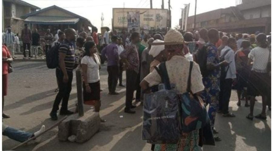 Panic As Protest Breaks Out At UI Gate