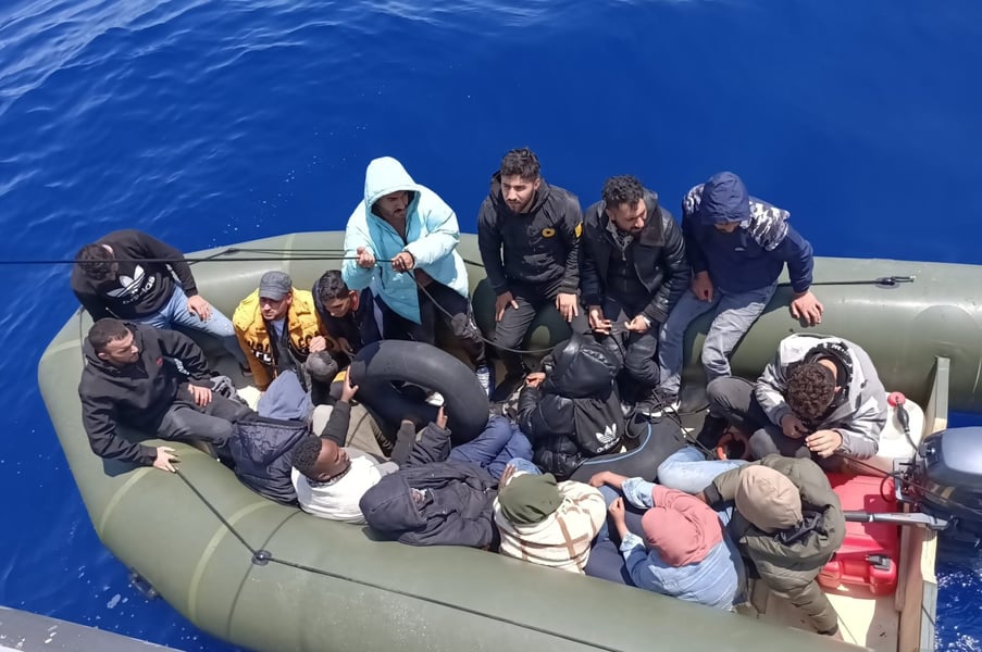 Turkish Coast Guard Rescues Irregular Migrants Pushed Back B