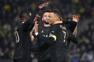 PSG secure crucial away win over Nantes in French Ligue 1